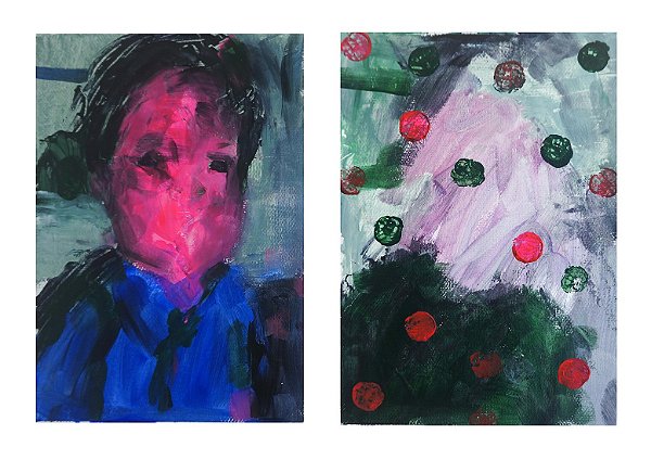 Os gêmeos – Díptico, 2022 | 19,5 x 28 cm (cada)