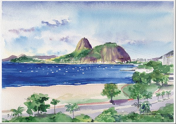 Praia de Botafogo, 2020 | 29,7 x 21 cm
