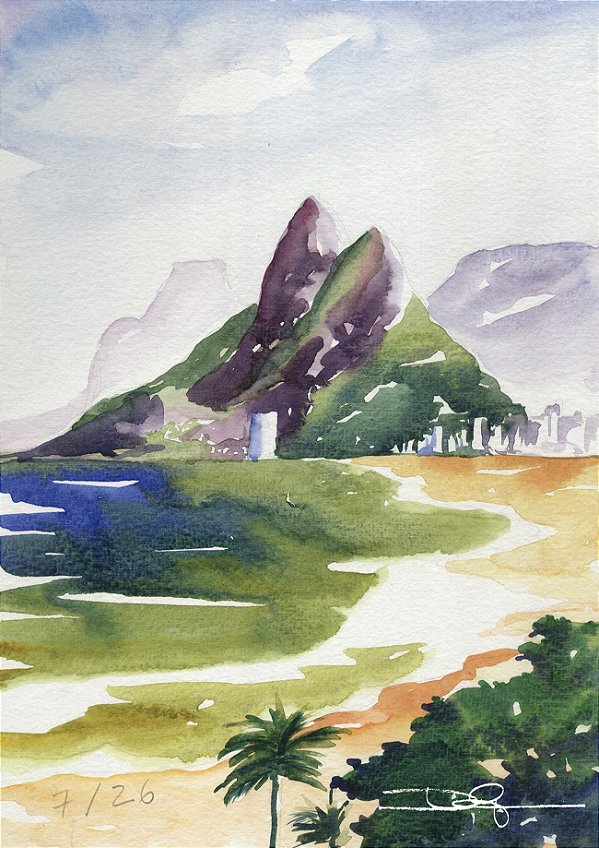 Do Arpoador ao Leblon, 2016 | 10 x 15 cm