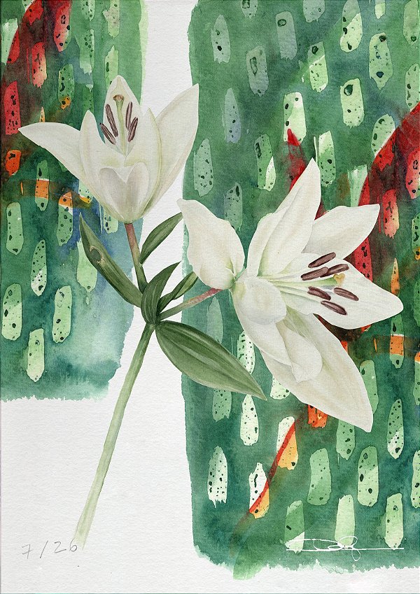 Lírio composto, 2017 | 15 x 21 cm