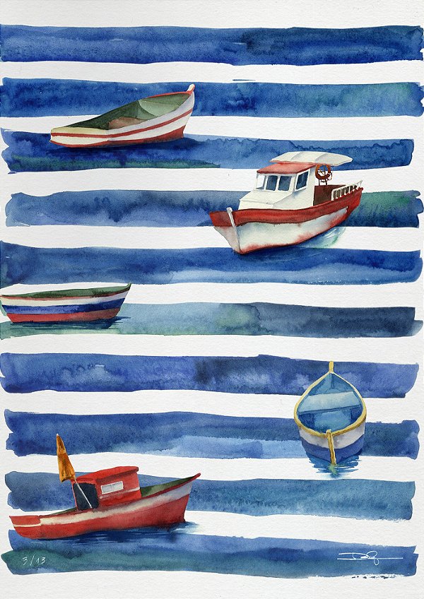 Dia de sol em Búzios – Parte 1, 2017 | 29,7 x 42 cm