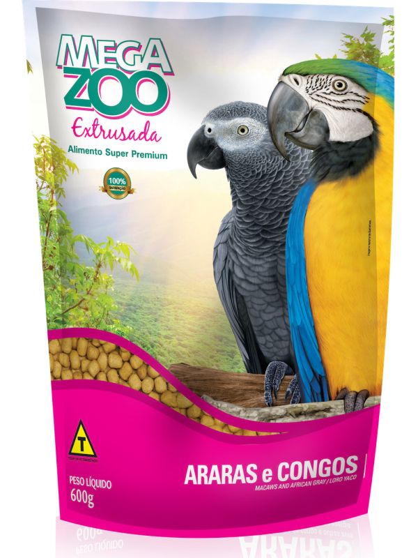 MEGAZOO - Arara e Congo 600G