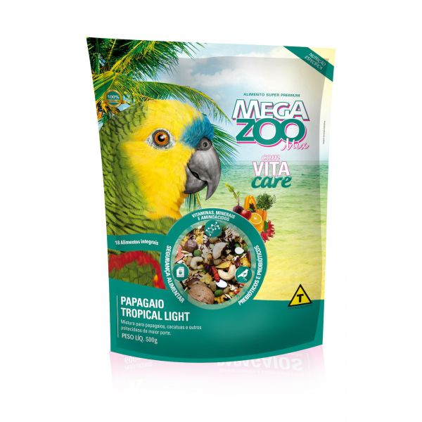 MEGAZOO - Mix Papagaio Tropical light 500g