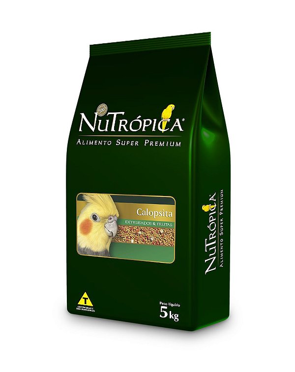 RAÇÃO NUTROPICA CALOPSITA C/ FRUTAS 5 KG