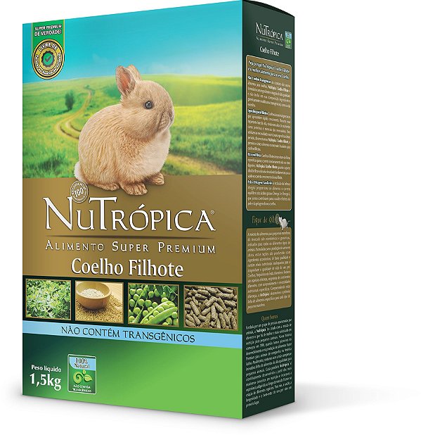 COELHO FILHOTE 1,5 KG NUTROPICA