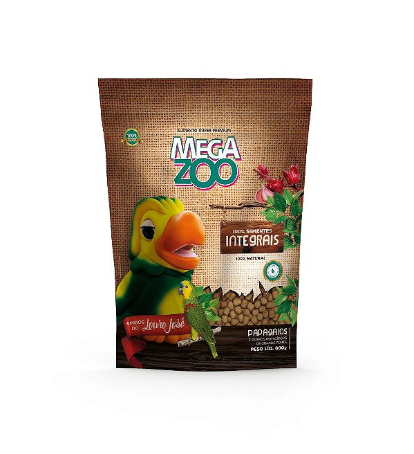 MEGAZOO EXT PAPAGAIO INT. LOURO JOSE 600G