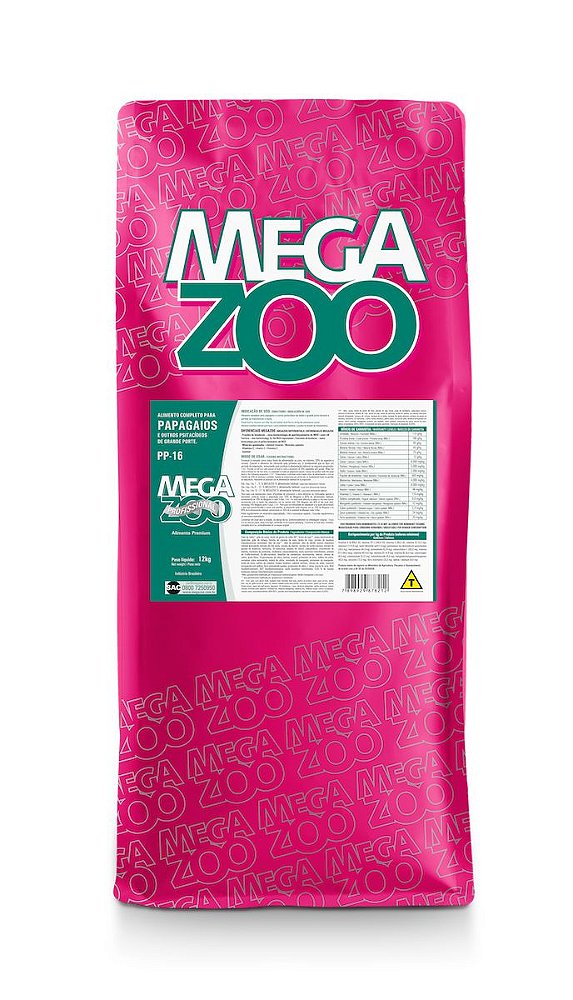 MEGAZOO EXT PAPAGAIO PREMIUM (PP16) 12KG