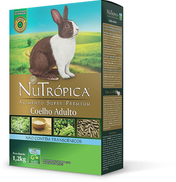 NUTROPICA COELHO ADULTO 1,2 KG