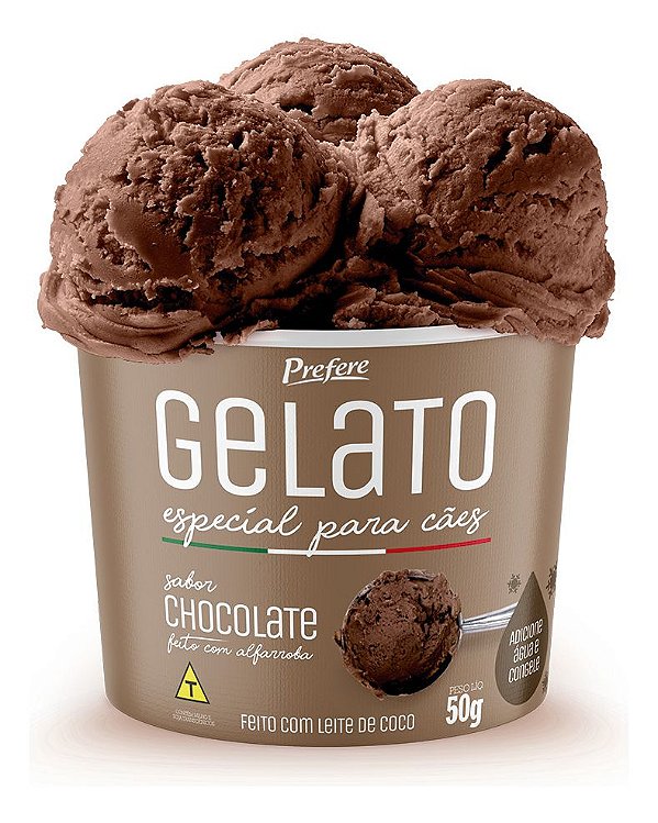 PREFERE GELATO PARA CAES CHOCOLATE 50G