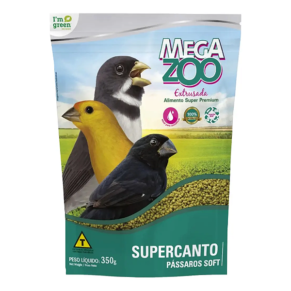 MEGAZOO EXT PASSAROS SUPER CANTO SOFT 350G