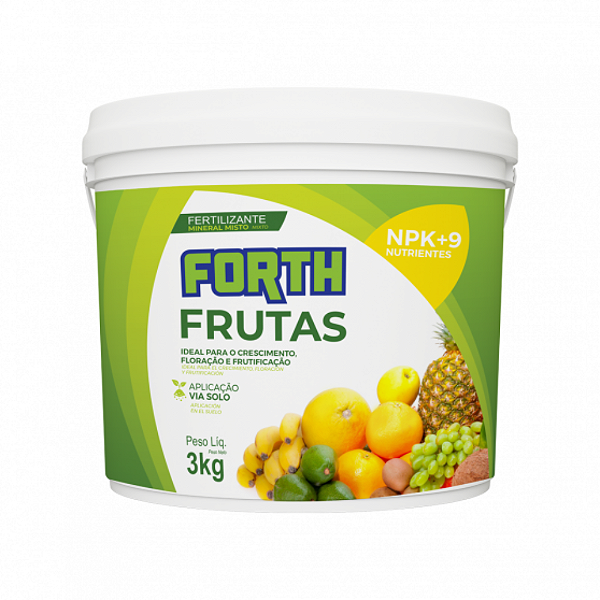 Forth Adubo Fertilizant para Árvore Frutífera Npk Frutas 3kg