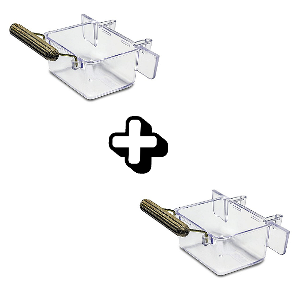 KIT 2 UNI BEBEDOURO LATERAL GANCHO E POLEIRO 40ML INJETFOUR
