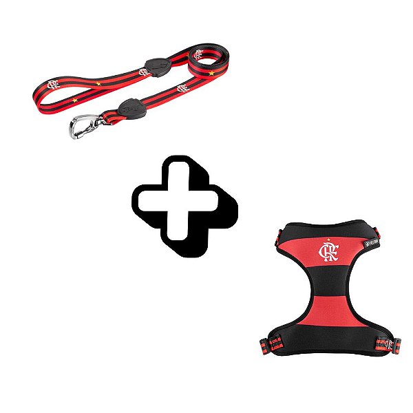 KIT GUIA E PEITORAL AIR FLAMENGO G FREEFARO