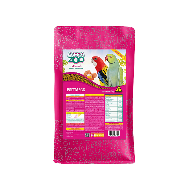 MEGAZOO PSITAEGG 5KG