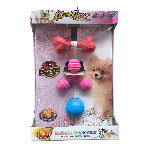 BRINQUEDO CAES KIT FURACAOPET RACAS PEQUENAS N03