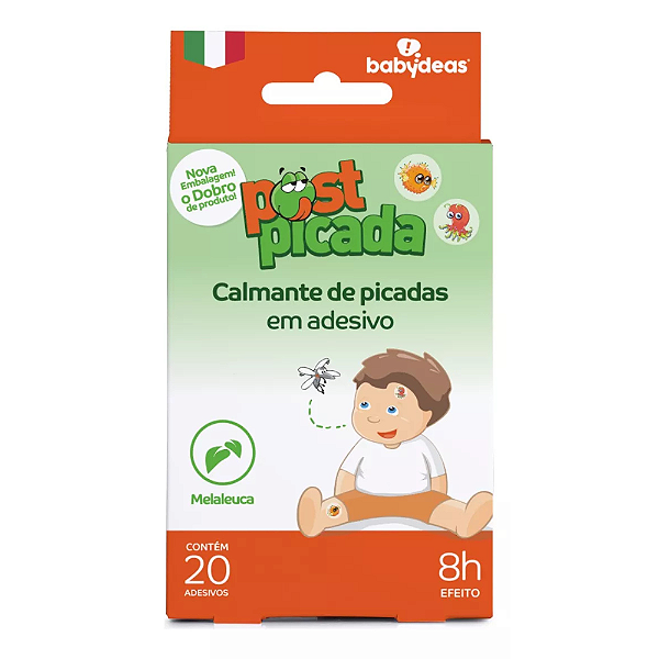 Babydeas Post Picada adsiv. alívio das picadas insetos 20uni