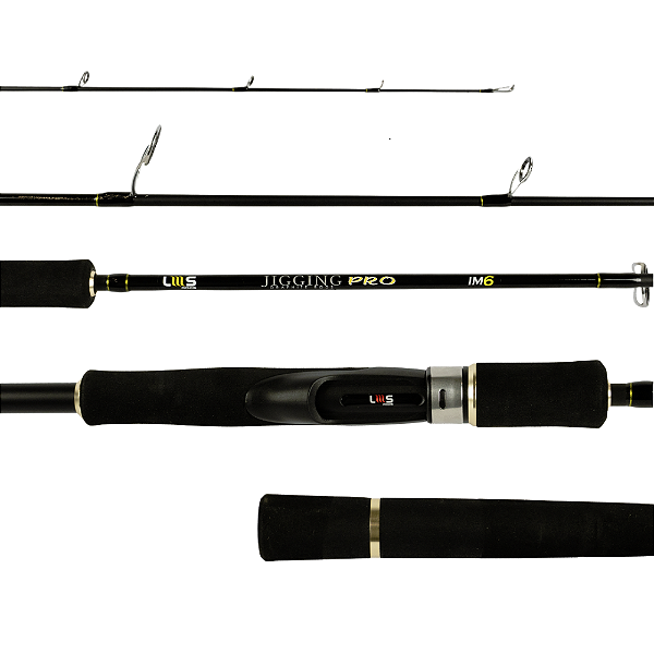 Vara De Pesca Lumis Jigging Pró 1,92m 40lb Pe 2-4 Carretilha