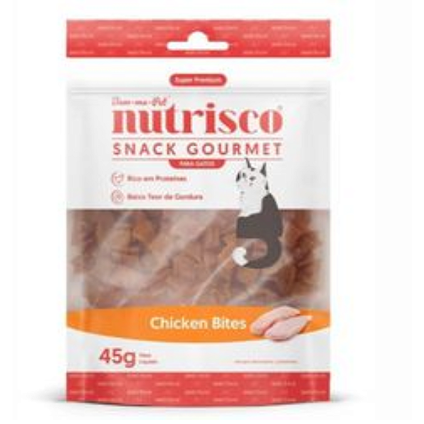 SNACK GOURMET NUTRISCO 45G CHICKEN BITES GATOS
