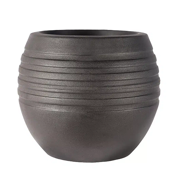TERRANO VASO CANELA PRETO 24CM