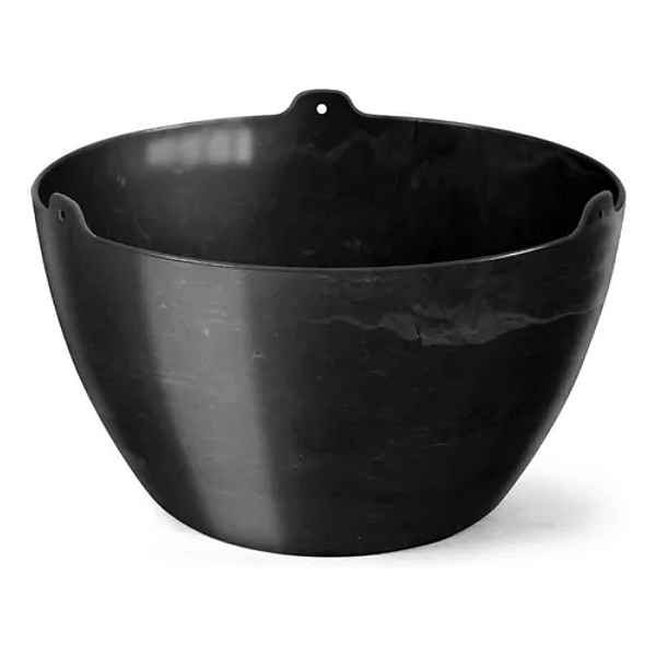 Cachepô Elegance Cuia 01 4L Preto Onix Nutriplan