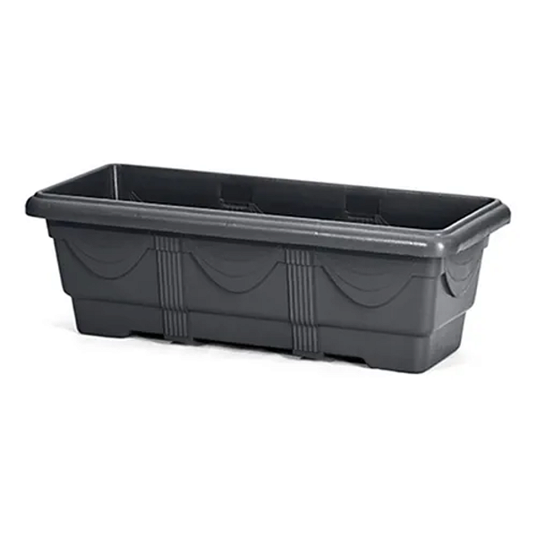 Jardineira Para Mini Horta Preto 50cm Nutriplan S Prato