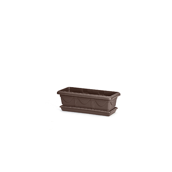 Vaso Jardineira 35Cm Nutriplan Cor Tabaco