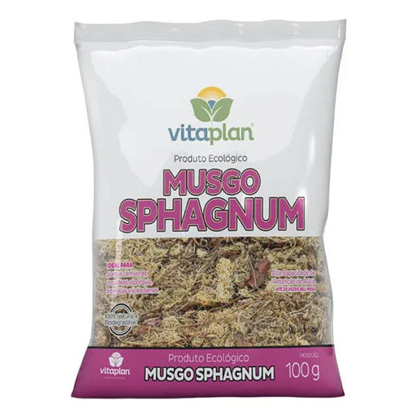 Substrato Musgo Sphagnum 100g Orquídeas Alporquia NUTRIPLAN