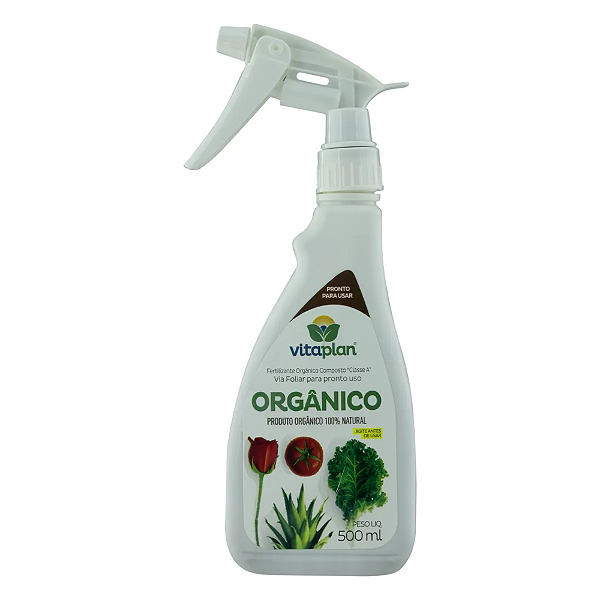Fertilizante Adubo Orgânico Foliar Vitaplan 500ml NUTRIPLAN