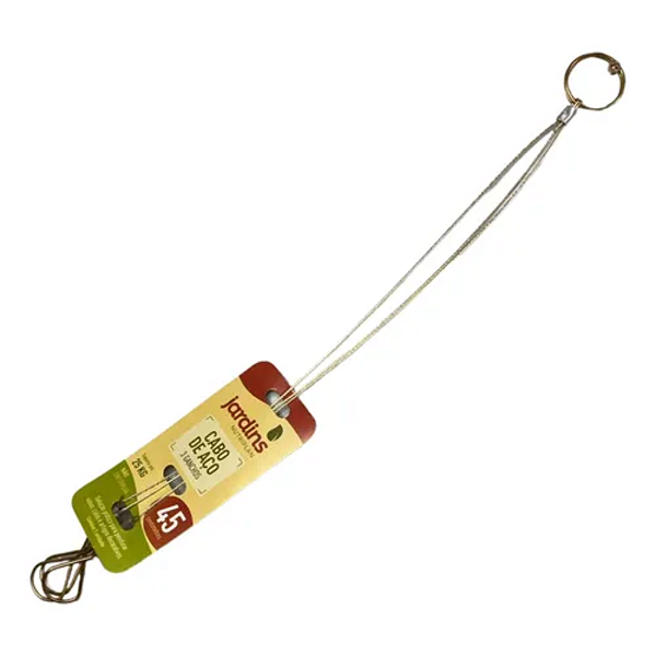 Cabo De Aço 3 Ganchos 45 Cm Dourado Nutriplan