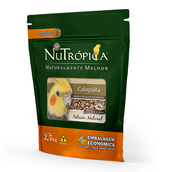 SELECAO NATURAL CALOPSITA 2,5 KG