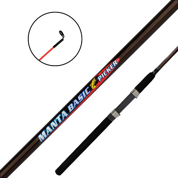 VARA DE PESCAR MANTA BASIC 2,10M UP TO 25G LMS
