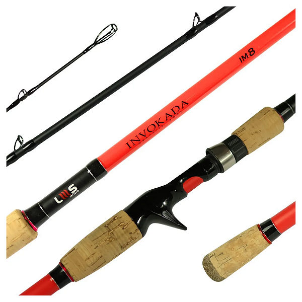 LUMIS VARA INVOKADA PRO RED  1,73M 8-20lb INTEIRA