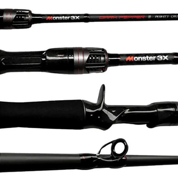 MONSTER 3X VARA DE PESCA DARK PEPPER 631 10 20LBS 191CM