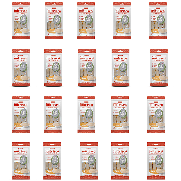 KIT 20UN SNACK CREMOSO NUTRISCO 56G FRANGO