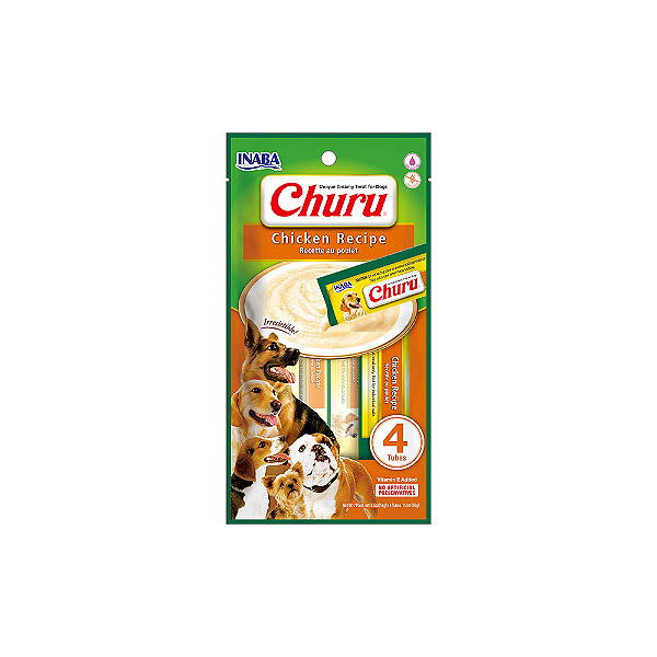 INABA CHURU DOG SABOR FRANGO 14G CADA