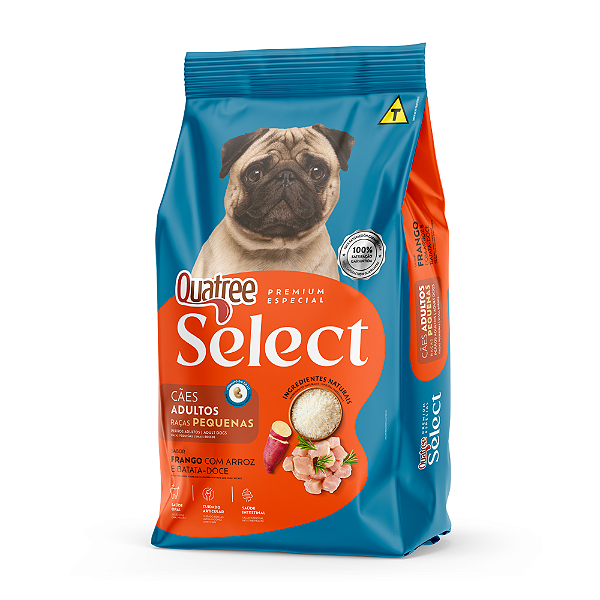 QUATREE SELECT CAES ADULTOS RP FRANGO 15KG