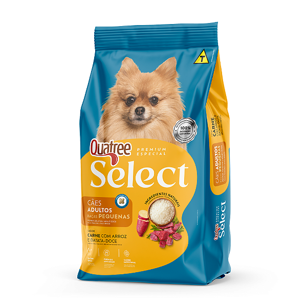 QUATREE SELECT CAES ADULTOS RP CARNE 3KG
