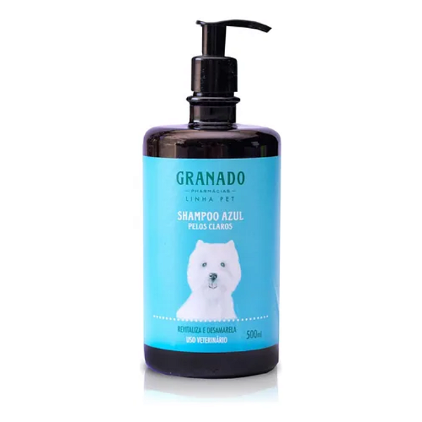 GRANADO SHAMPOO PET AZUL PELOS CLAROS 500ML