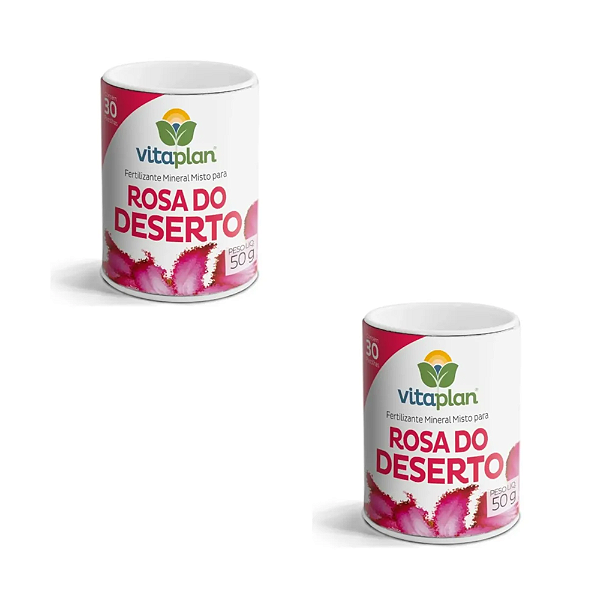 KIT 2UN FERTIL PASTILHAS ROSA DO DESERTO NUTRIPLAN 50G CADA