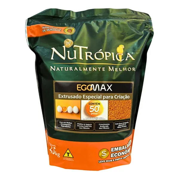 NUTRÓPICA EGGMAX EXTRUSADA ESPECIAL CRIAÇÃO 2,5 KG