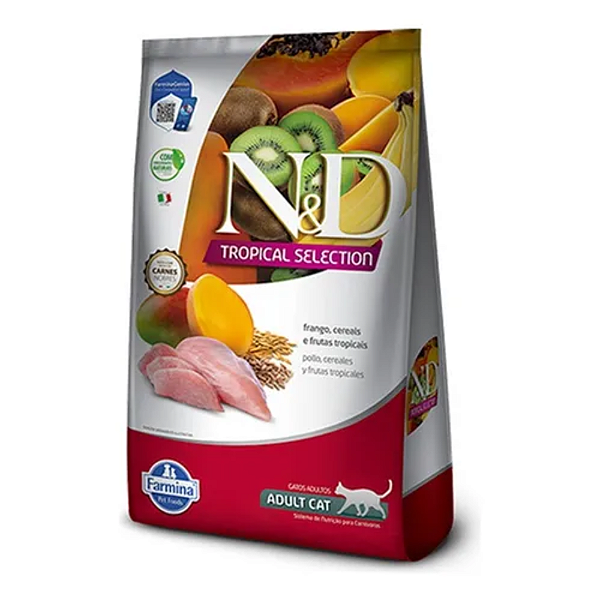 ND TROPICAL GATOS ADULTOS CASTRADOS FRANGO 7KG