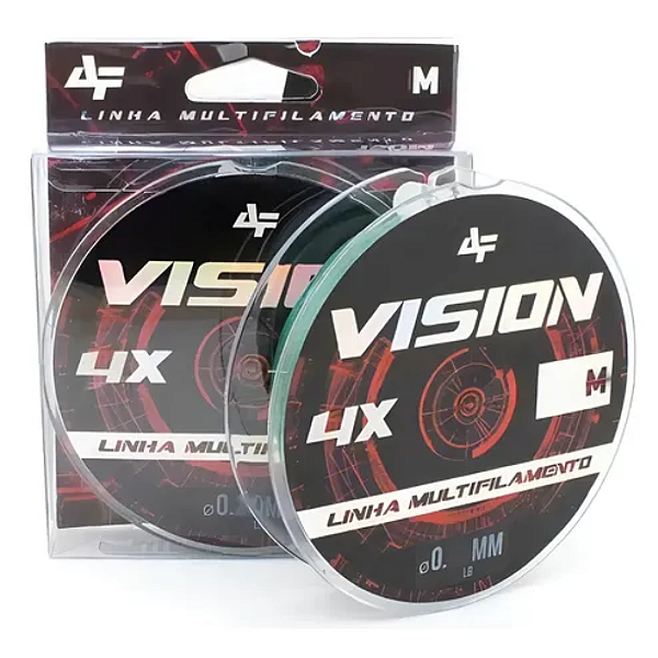 ALBATROZ LINHA PESCA VISION X4 MULTI VERDE 150M 0,16MM 1UN