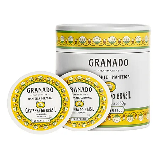 GRANADO MANTEIGA E ESFOLIANTE CASTANHA DO BRASIL 2UN 60G