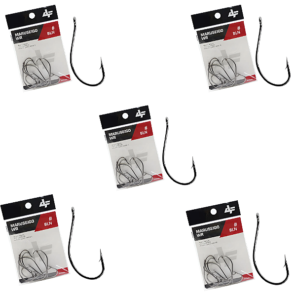 ALBATROZ KIT 5 CARTELAS ANZOL MARUSEIGO WR N18 BLN 23UN