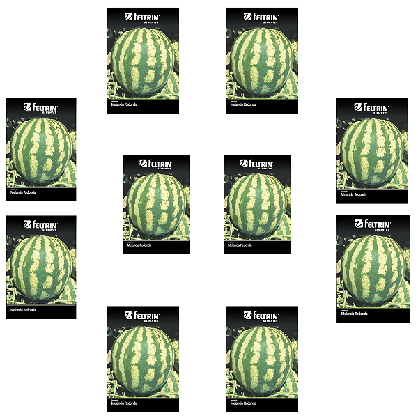 FELTRIN 10 CARTELAS MELANCIA REDONDA CRIMSON SWEET 1G CADA