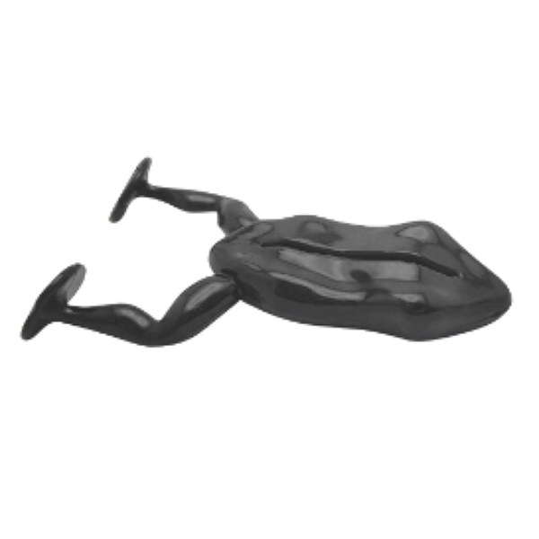 MONSTER 3X ISCAS BABY FROG 7CM 20G COR BLACK 2UN