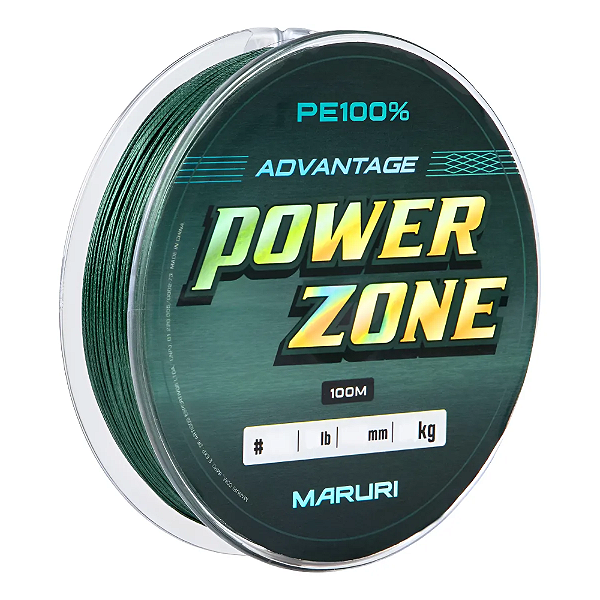 MARURI LINHA MULT POWER ZONE 8X VERDE 37LBS 0,24MM 100M 1UN