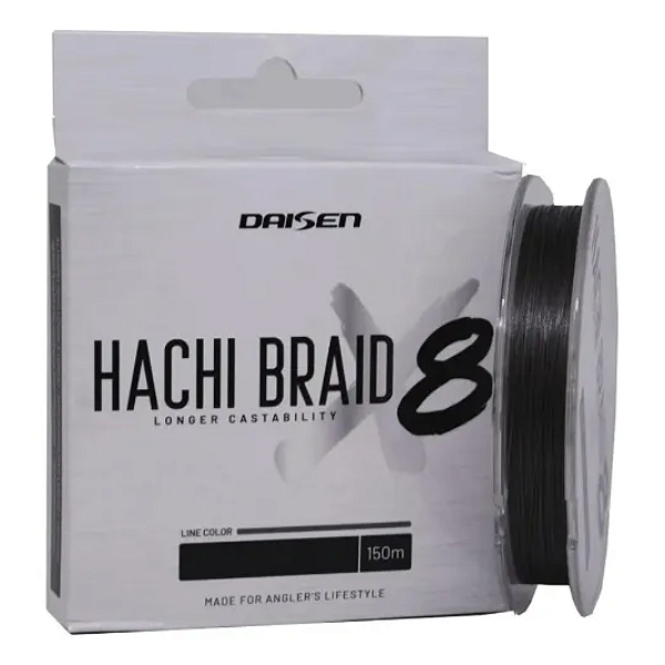 DAISEN LINHA MULT HACHI 8X CINZA 0,23MM 150M 1UN