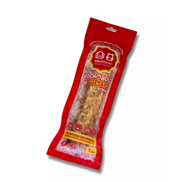 ALECRIMPET ROCAMBOLE GRAUDO PELE BOVINA ENROLADA TAM G 1UN