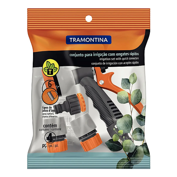 TRAMONTINA CONJUNTO IRRIGAÇÃO 4PCS